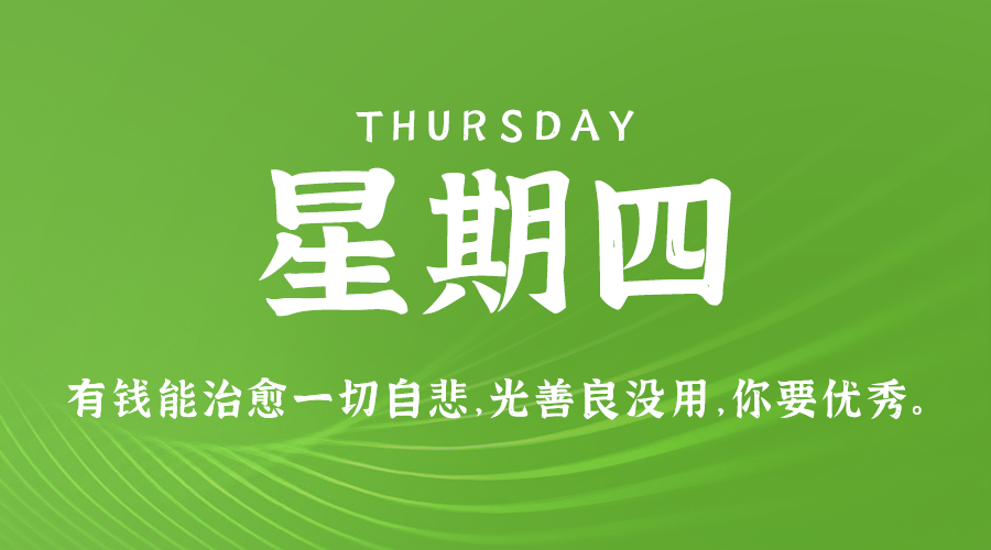 07日10日，星期四，在这里每天60秒读懂世界！